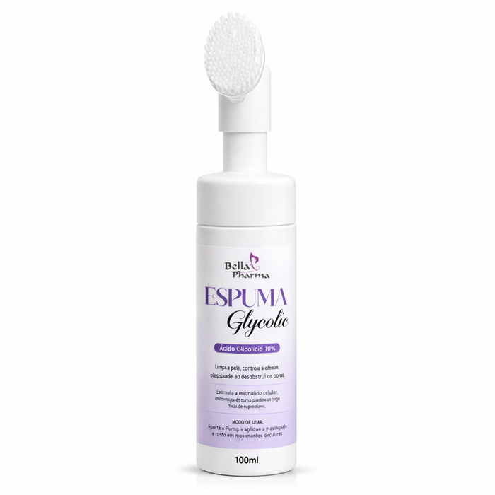 Espuma Facial Glycolic - 100 ml
